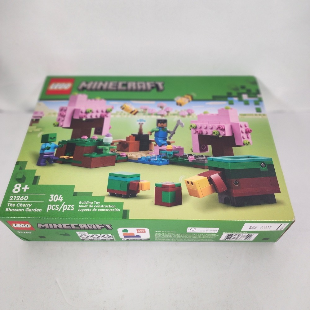 LEGO Minecraft 21260 The‎ Cherry Blossom Garden 304 Pc New Sealed Building Set